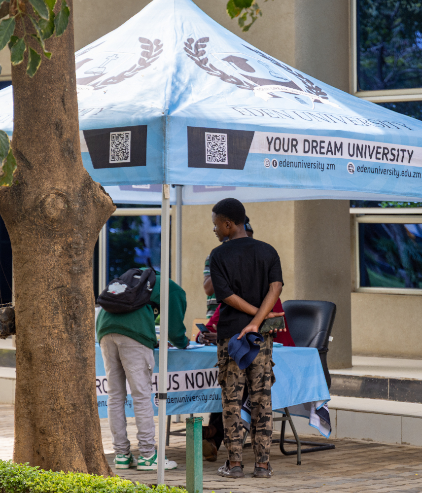 Student completing application